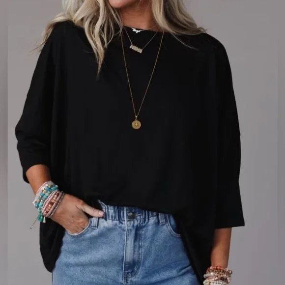 NWOT Cozy Cool Oversized Tee - Picture 1 of 14